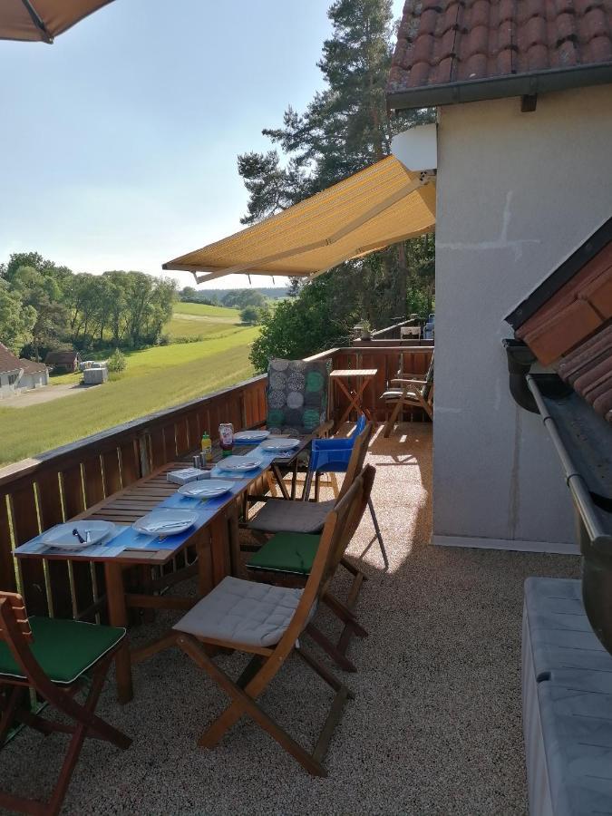 Ferienwohnung Fraenkisches Seenland - Fewo Antje Mitteleschenbach Ngoại thất bức ảnh